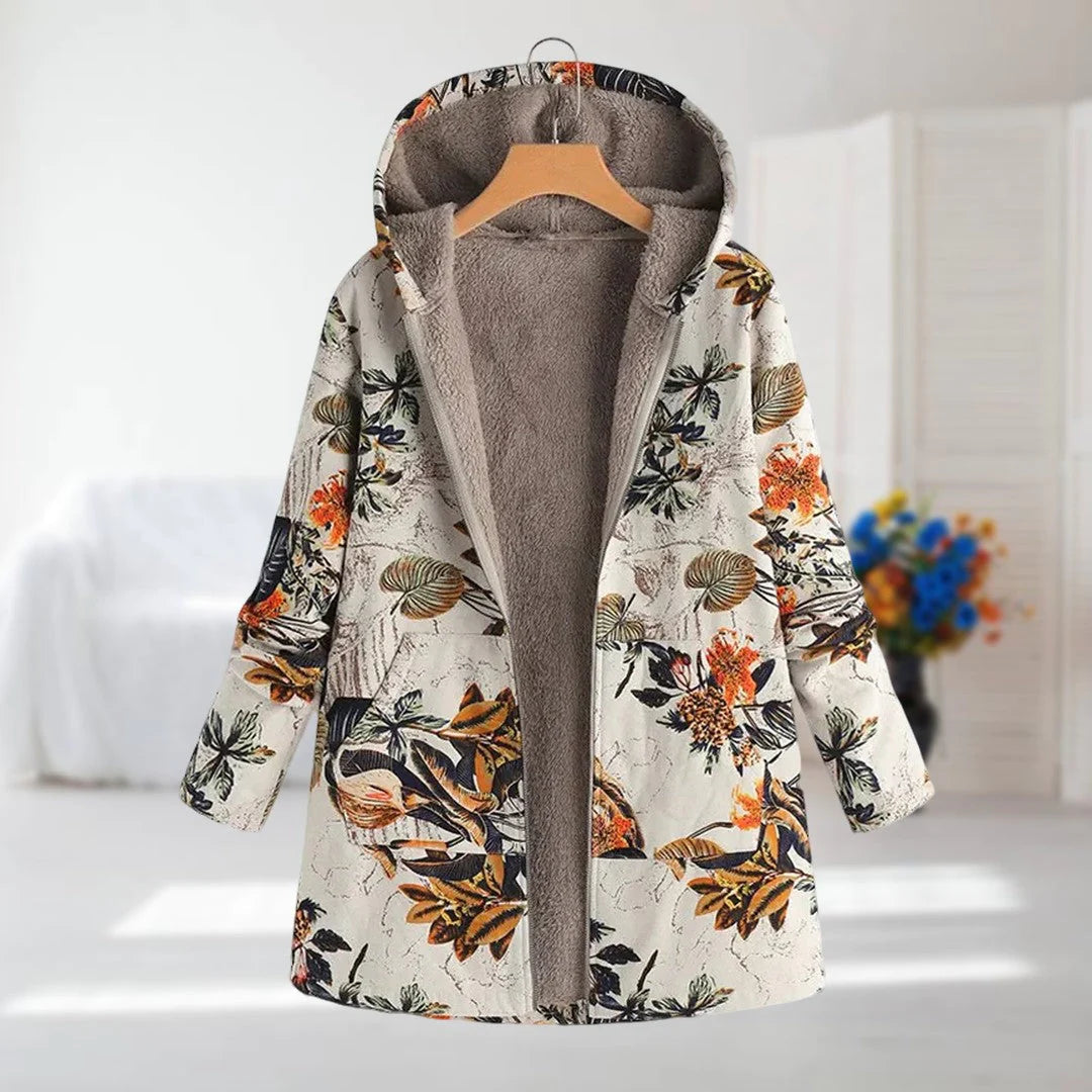 Lotte - Manteau printanier à imprimé floral