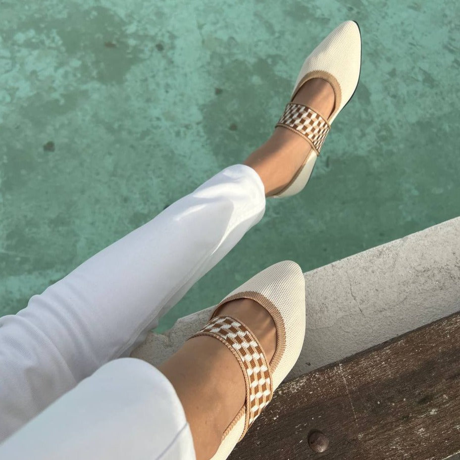 Chaussure style ballerine très élégante et confortable