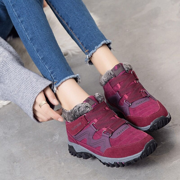 Bottines antidérapantes chaudes et confortables