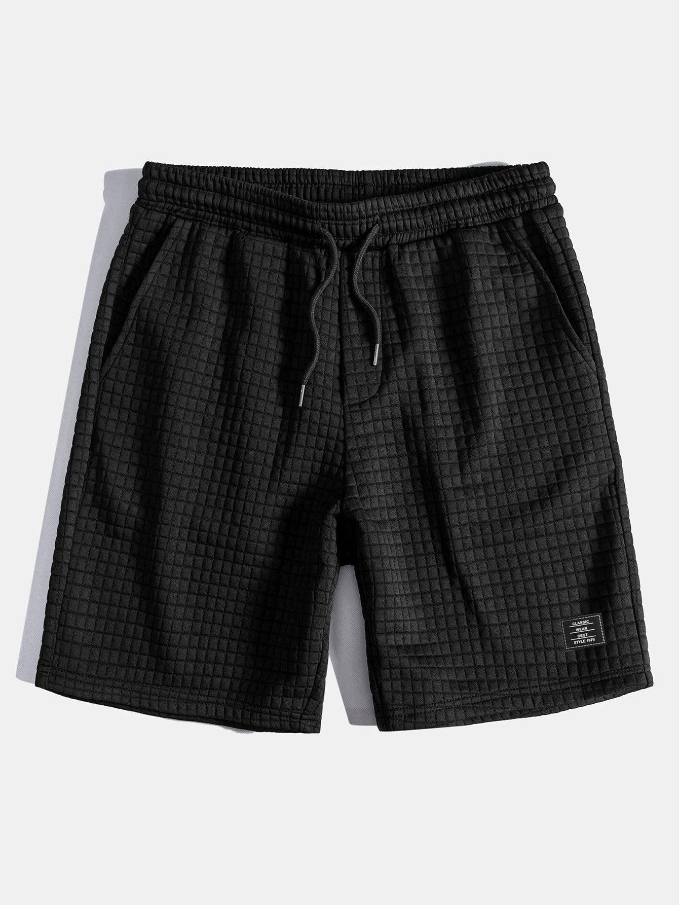 Ensemble T-Shirt à Capuche et Short à Cordon Waffle 👕🩳