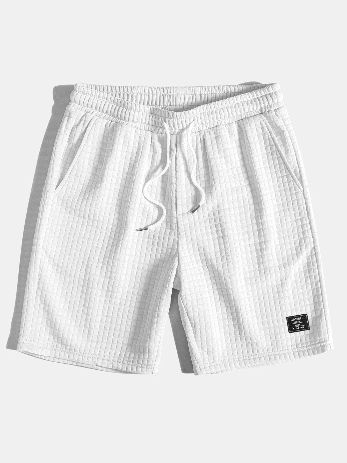 Ensemble T-Shirt à Capuche et Short à Cordon Waffle 👕🩳