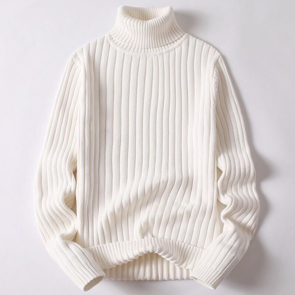Erik| Pull Col roulé de luxe en laine