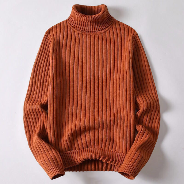 Erik| Pull Col roulé de luxe en laine