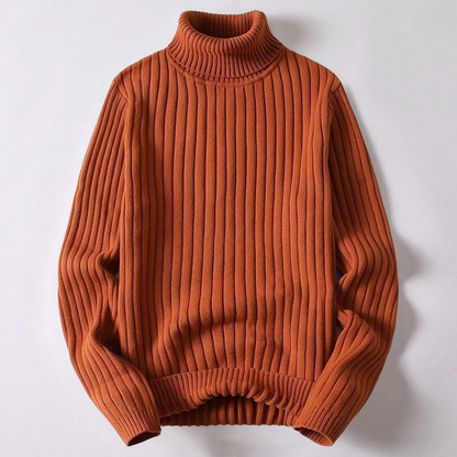 Erik| Pull Col roulé de luxe en laine