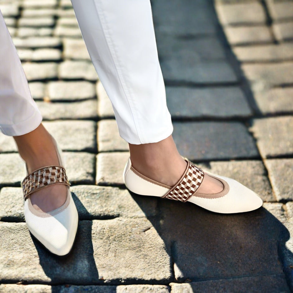Chaussure style ballerine très élégante et confortable